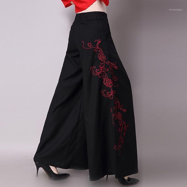 ladies elegant bottom wide leg pants high waist trousers l xl full length women summer fashion cotton linen embroidery women's & capr, Black;white
ladies elegant bottom wide leg pants high waist trousers l xl full length women summer fashion cotton linen embroidery women's & capr, Black;white