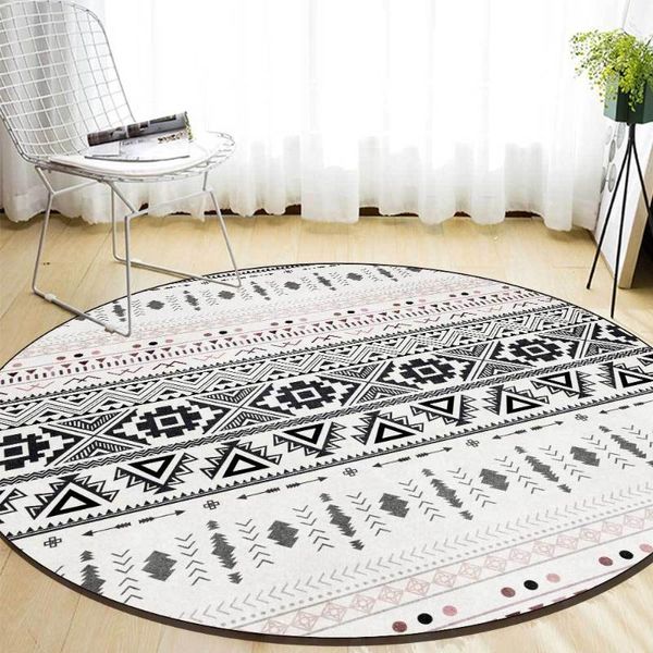 carpets bohmian fresh geometric national style black and white living room bedroom round mat carpet custom
carpets bohmian fresh geometric national style black and white living room bedroom round mat carpet custom