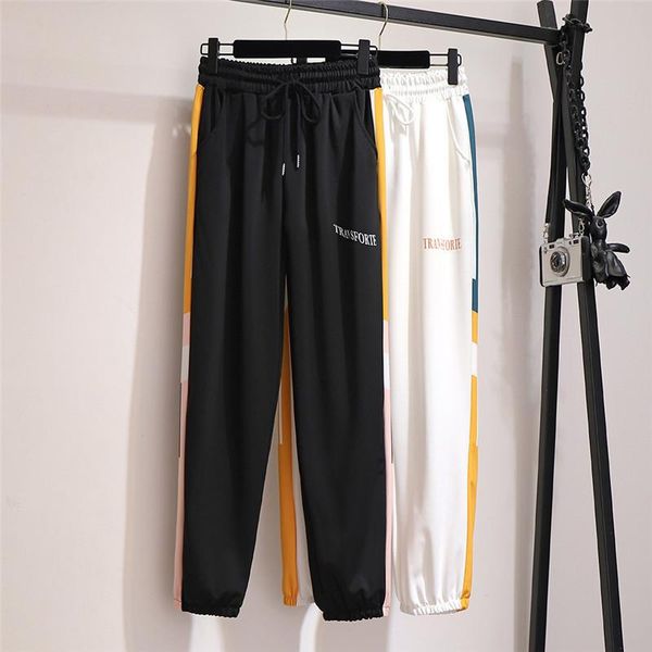 women's pants & capris plus size xxl-6xl sweatpants women spring autumn elastic waist straight winter cashmere oversize casual kw97, Black;white
women's pants & capris plus size xxl-6xl sweatpants women spring autumn elastic waist straight winter cashmere oversize casual kw97, Black;white