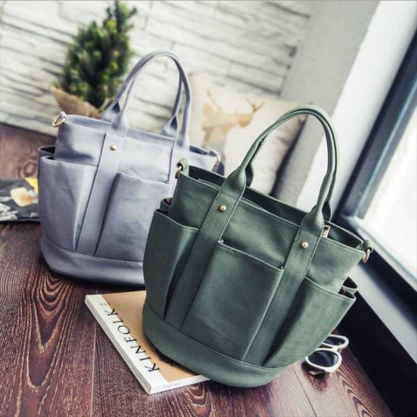 evening bags casual large capacity canvas shoulder bag multi pocket solid color handbags for gils women
evening bags casual large capacity canvas shoulder bag multi pocket solid color handbags for gils women