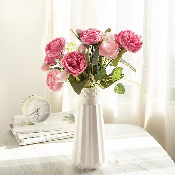 decorative flowers & wreaths 30cm rose artificial bouquet for decoration 5 big heads 4 small bud fake home decor bride wedding
decorative flowers & wreaths 30cm rose artificial bouquet for decoration 5 big heads 4 small bud fake home decor bride wedding