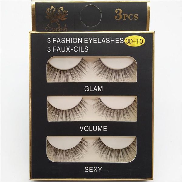false eyelashes 3pcs 3d hand made fake lashes black cotton stalk natural long soft eye lash reuse daily extension 3d10
false eyelashes 3pcs 3d hand made fake lashes black cotton stalk natural long soft eye lash reuse daily extension 3d10