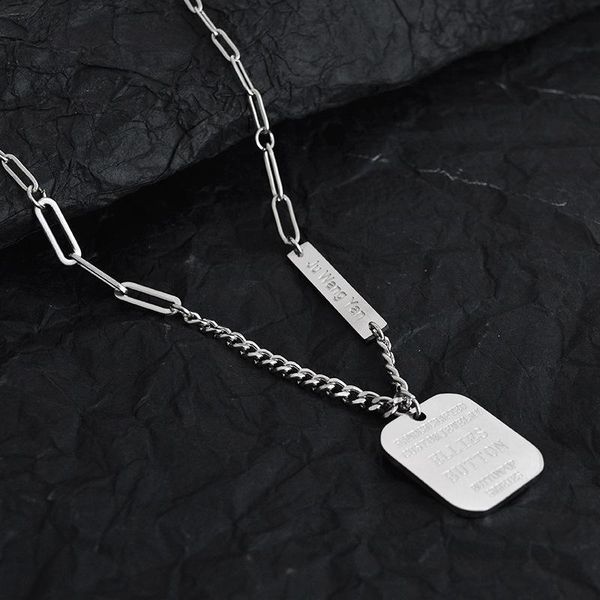 pendant necklaces fashion letter necklace female wild clavicle chain accessories jewelry, Silver
pendant necklaces fashion letter necklace female wild clavicle chain accessories jewelry, Silver