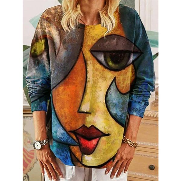 women's t-shirt harajuku graphic t shirts y2k patchwork long sleeve for women eyes pattern tee-shirts 2021 spring/autumn female goth, White
women's t-shirt harajuku graphic t shirts y2k patchwork long sleeve for women eyes pattern tee-shirts 2021 spring/autumn female goth, White