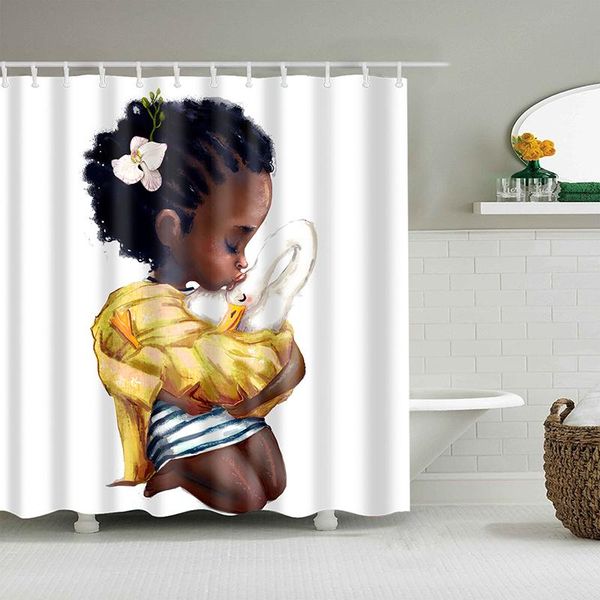 african girl shower curtain kids curtain for bathroom decoration drop shipping gift bath
african girl shower curtain kids curtain for bathroom decoration drop shipping gift bath