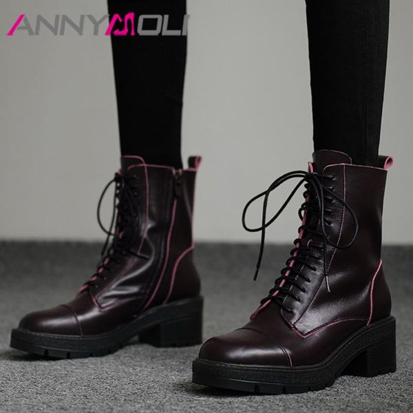 boots annymoli ankle women real leather motorcycle platform high heel short zip block shoes female autumn 33-40, Black
boots annymoli ankle women real leather motorcycle platform high heel short zip block shoes female autumn 33-40, Black