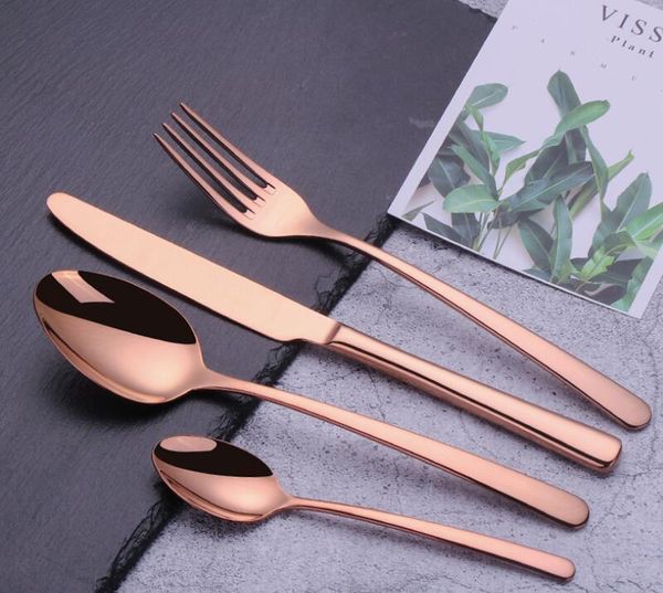 dinnerware sets 4pcs wedding tableware stainless steel set rose gold flatware glossy cutlery wholesale lx9059
dinnerware sets 4pcs wedding tableware stainless steel set rose gold flatware glossy cutlery wholesale lx9059