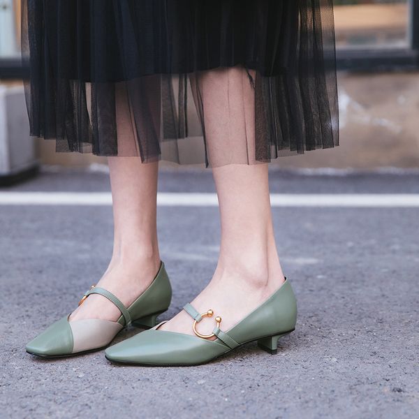 3 color plus size womens genuine leather mix color low heel pumps brand designer square toe ol style comfort ladies heels shoes, Black
3 color plus size womens genuine leather mix color low heel pumps brand designer square toe ol style comfort ladies heels shoes, Black