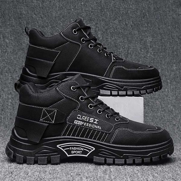 autumn and winter men's sho high martin boots british casual leather thick soled 2021 tooling fashion
autumn and winter men's sho high martin boots british casual leather thick soled 2021 tooling fashion