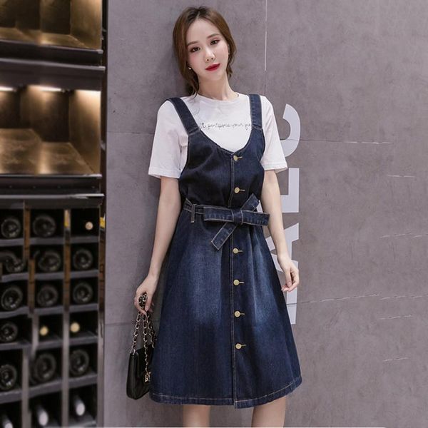 casual dresses denim sundress 2021 spring summer korean fashion single breasted vintage suspenders dress jeans plus size oversized, Black;gray
casual dresses denim sundress 2021 spring summer korean fashion single breasted vintage suspenders dress jeans plus size oversized, Black;gray