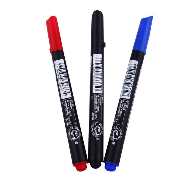 

1 pcs Zebra Erasable Small Marker Pen Whiteboard School Dry Erase Markers Blue Black Red Office Supplies