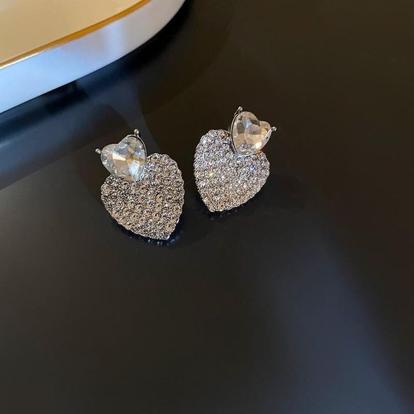 dangle & chandelier 2021 fashion joker heart modelling drop earrings contracted long senior shiny crystal temperament women, Silver
dangle & chandelier 2021 fashion joker heart modelling drop earrings contracted long senior shiny crystal temperament women, Silver