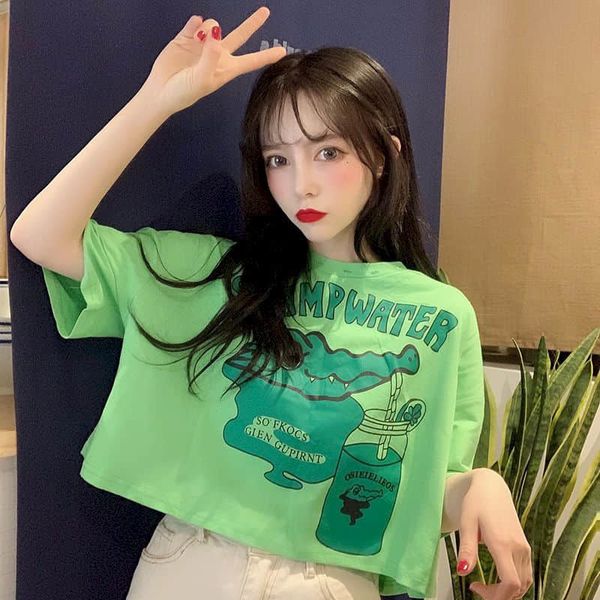 harajuku kawaii tshirts woman will see short feminine women's clothing short-sleeve female shirt students of n80e, White
harajuku kawaii tshirts woman will see short feminine women's clothing short-sleeve female shirt students of n80e, White