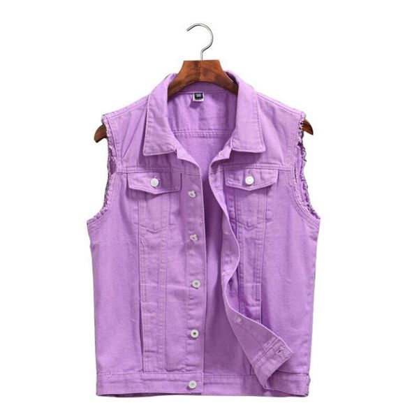 men's vests visual kei jean jacket men personalized sky blue purple denim vest spring and autumn korean fashion slim casual 2021, Black;white
men's vests visual kei jean jacket men personalized sky blue purple denim vest spring and autumn korean fashion slim casual 2021, Black;white