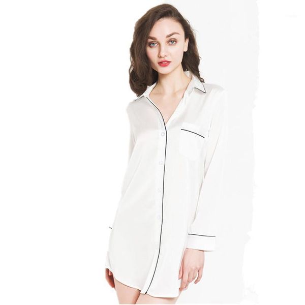 shirt pajama womens formal dresses pink long sleeve dressthin ice silk nightdress dress for women, Black;gray
shirt pajama womens formal dresses pink long sleeve dressthin ice silk nightdress dress for women, Black;gray