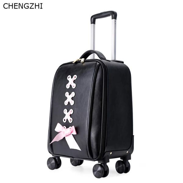 suitcases chengzhi 18inch portable trolley suitcase cute rolling lugggae spinner female wheel women travel bag boarding
suitcases chengzhi 18inch portable trolley suitcase cute rolling lugggae spinner female wheel women travel bag boarding