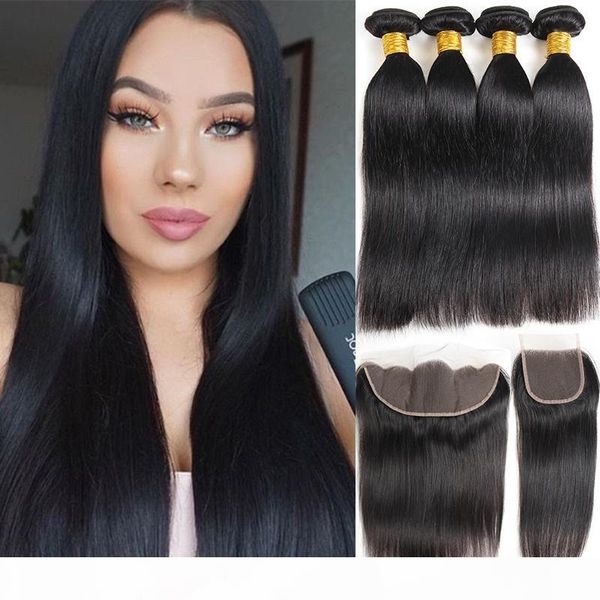 10a natural black brazilian virgin hair straight 4 bundles with lace closure brazilian human hair bundles with frontal
10a natural black brazilian virgin hair straight 4 bundles with lace closure brazilian human hair bundles with frontal