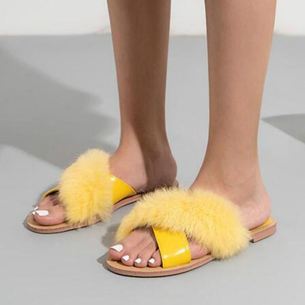 sandals plus size fur slides outside wear women's shoes casual flat slippers for woman pu leather cross furry female, Black
sandals plus size fur slides outside wear women's shoes casual flat slippers for woman pu leather cross furry female, Black