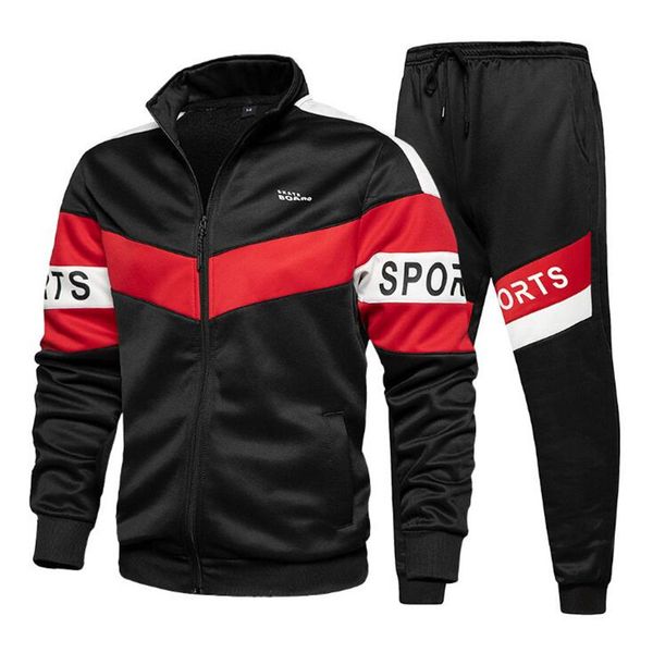 winter men casual set 2021 spring autumn new men's sportswear stand collar hoodie +pants 2pcs sets solid street loose tracksuits erta, White;black
winter men casual set 2021 spring autumn new men's sportswear stand collar hoodie +pants 2pcs sets solid street loose tracksuits erta, White;black