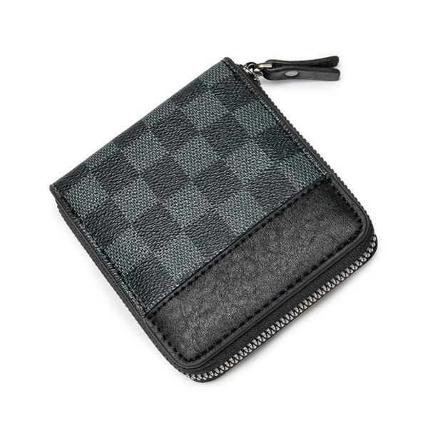 waterproof short wallet men money clips card holder wallet for man plaid leather money holder wallets purse male, Red;black
waterproof short wallet men money clips card holder wallet for man plaid leather money holder wallets purse male, Red;black