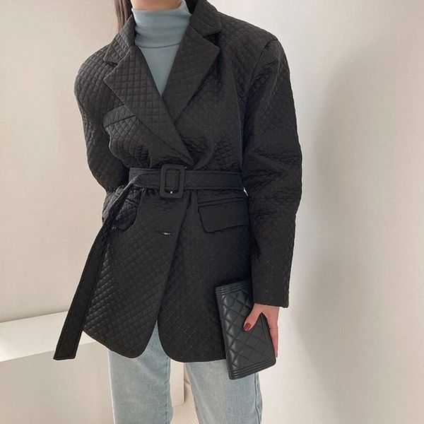 2021 notched basic solid blazer women parkas coat new autumn ol elegant loose suit jacket female blazers 2y2t, White;black
2021 notched basic solid blazer women parkas coat new autumn ol elegant loose suit jacket female blazers 2y2t, White;black