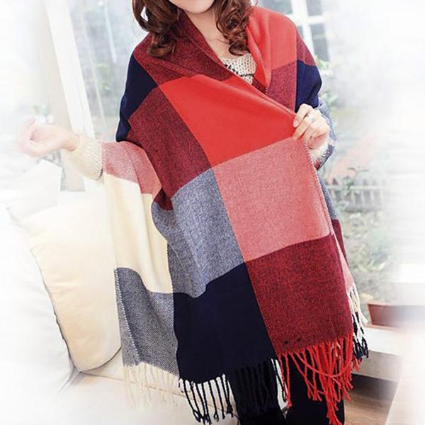 women plaid tassel wool scarf winter cashmere kerchief bandana sjaals voor dames trumpet plaid poncho women scarf ladies #yj, Blue;gray
women plaid tassel wool scarf winter cashmere kerchief bandana sjaals voor dames trumpet plaid poncho women scarf ladies #yj, Blue;gray