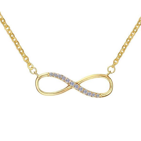 pendant necklaces gold color infinity necklace women choker lucky number 8 geometric long chain female fashion jewelry, Silver
pendant necklaces gold color infinity necklace women choker lucky number 8 geometric long chain female fashion jewelry, Silver