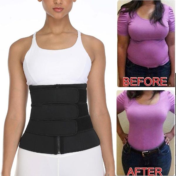 women's shapers 3 belts waist trainer corset curve body shaper sauna sweat belt fat burning slimming trimmer skims cinta modeladora faj, Black;white
women's shapers 3 belts waist trainer corset curve body shaper sauna sweat belt fat burning slimming trimmer skims cinta modeladora faj, Black;white