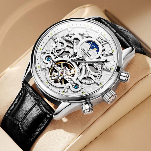 wristwatches mens watch automatic mechanical tourbillon self-wind luxury stainless steel waterproof luminous date wrist, Slivery;brown
wristwatches mens watch automatic mechanical tourbillon self-wind luxury stainless steel waterproof luminous date wrist, Slivery;brown