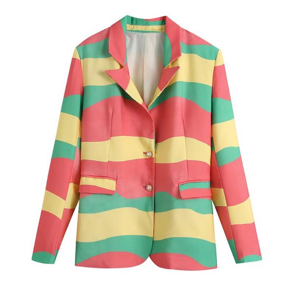 women's suits & blazers 2021 fashion women jacket long sleeve contrast color block blazer flap pockets single breasted casual jackets, White;black
women's suits & blazers 2021 fashion women jacket long sleeve contrast color block blazer flap pockets single breasted casual jackets, White;black