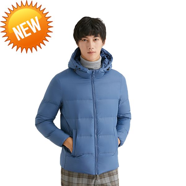 new down cotton-padded jacket black fashion hooded slim white duck ins style men's
new down cotton-padded jacket black fashion hooded slim white duck ins style men's