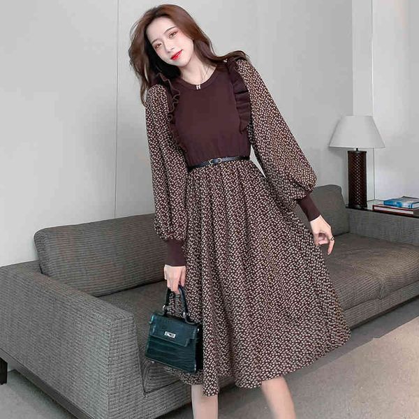casual dresses dressed in a thick sweater two pieces with floral pattern, fake slices, knitted or crocheted envb, Black;gray
casual dresses dressed in a thick sweater two pieces with floral pattern, fake slices, knitted or crocheted envb, Black;gray