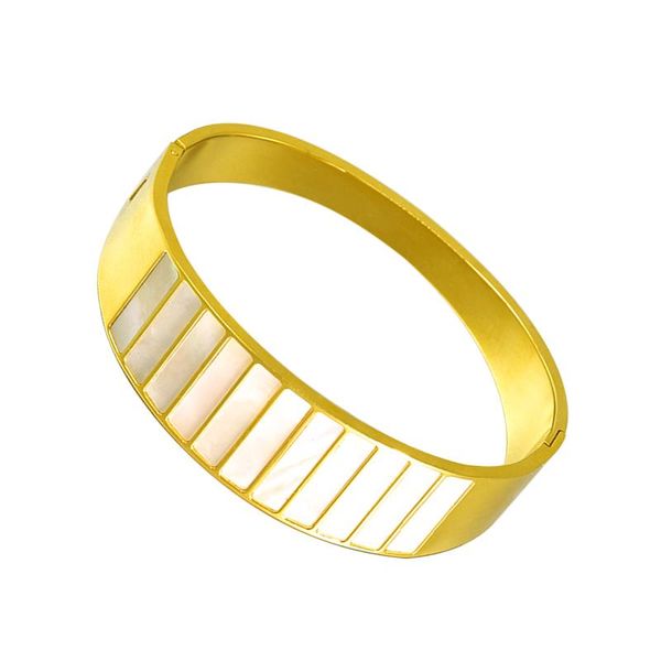 bangle white shell bracelet for women wedding party zircon crystal engagement dubai bridal jewelry gifts titanium stainless, Black
bangle white shell bracelet for women wedding party zircon crystal engagement dubai bridal jewelry gifts titanium stainless, Black