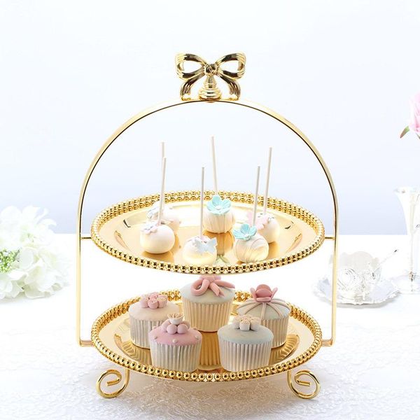 nordic creative bow iron two-layer cake tray home decoration baking wedding fruit inventory tray exquisite shelf ornaments gifts
nordic creative bow iron two-layer cake tray home decoration baking wedding fruit inventory tray exquisite shelf ornaments gifts
