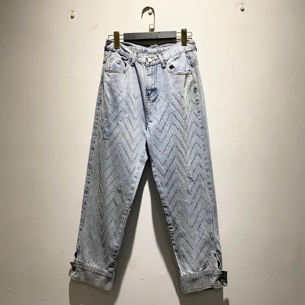 women's jeans jean for woman 2021 spring autumn wavy man-made diamond drilling rolled edge wide-leg fashion pants femme, Blue
women's jeans jean for woman 2021 spring autumn wavy man-made diamond drilling rolled edge wide-leg fashion pants femme, Blue