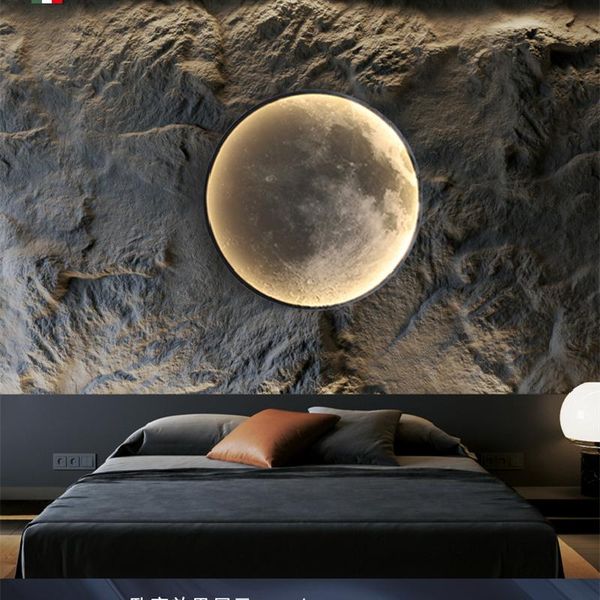 wall lamp moon creative living room background simple modern aisle corridor mural bedroom bedside
wall lamp moon creative living room background simple modern aisle corridor mural bedroom bedside