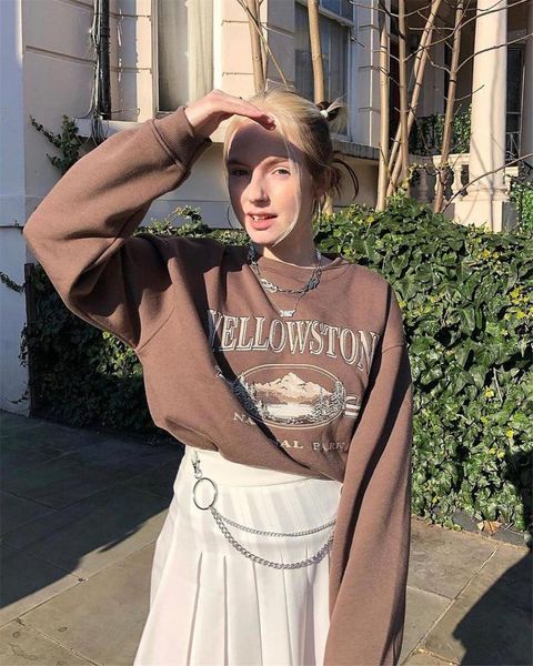 women's hoodies & sweatshirts all-match women casual long-sleeve fashion letter landscape print loose pullover female clothes fall wint, Black
women's hoodies & sweatshirts all-match women casual long-sleeve fashion letter landscape print loose pullover female clothes fall wint, Black