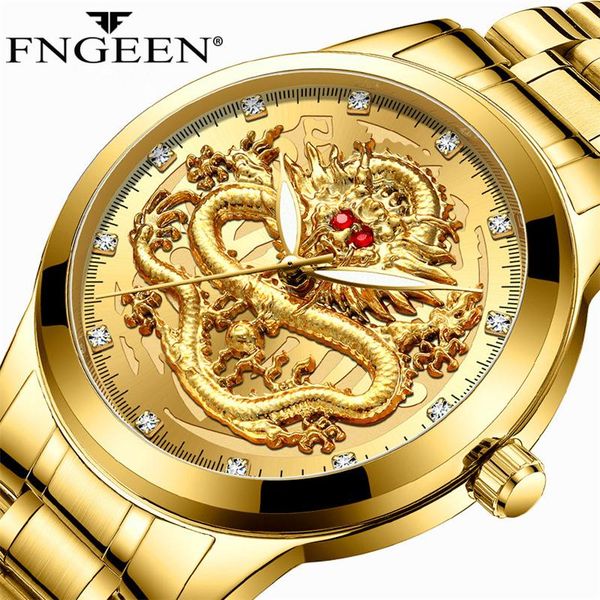 wristwatches fngeen fashion chinese dragon design quartz men's watch casual waterproof business clock, Slivery;brown 
wristwatches fngeen fashion chinese dragon design quartz men's watch casual waterproof business clock, Slivery;brown