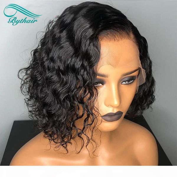bythair short bob wavy lace front wig water wave human hair full lace wigs for black women pre plucked hairline with baby hairs, Black;brown
bythair short bob wavy lace front wig water wave human hair full lace wigs for black women pre plucked hairline with baby hairs, Black;brown