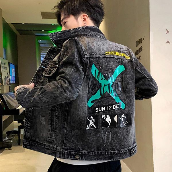 men's jackets spring autumn 2021 casual denim jacket trendy brand tooling fashion all-match retro teenager, Black;brown
men's jackets spring autumn 2021 casual denim jacket trendy brand tooling fashion all-match retro teenager, Black;brown