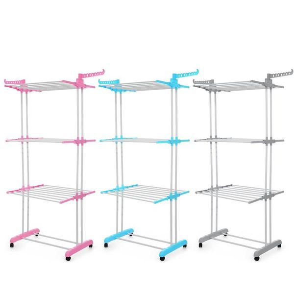 hangers & racks multifunction foldable clothes dryer coat rack vertical hanger on wheels three-layer floor standing drying
hangers & racks multifunction foldable clothes dryer coat rack vertical hanger on wheels three-layer floor standing drying