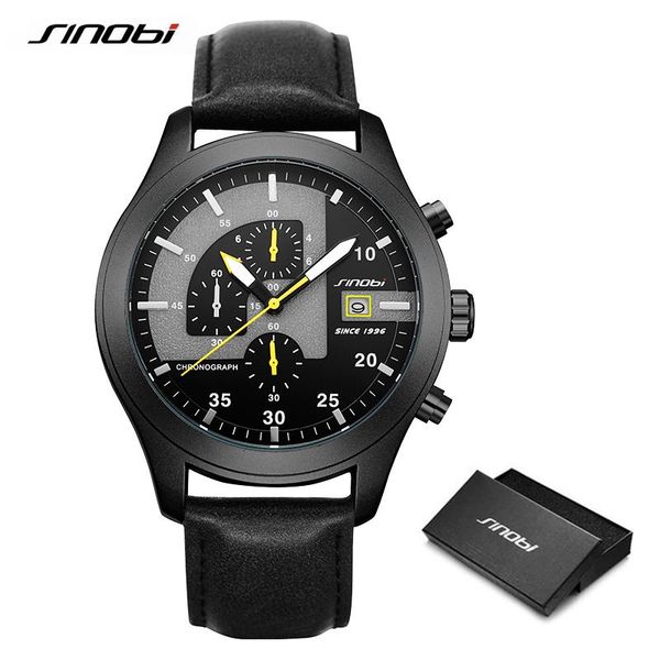 wristwatches sinobi chronograph calendar waterproof geneva quartz clock military hora relogio masculino big dial sports watches, Slivery;brown
wristwatches sinobi chronograph calendar waterproof geneva quartz clock military hora relogio masculino big dial sports watches, Slivery;brown