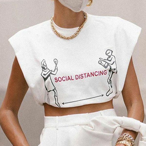 new western-style tank spring summer fashion casual temper impression shoulder pads around neck simple 2021 ffq3, White
new western-style tank spring summer fashion casual temper impression shoulder pads around neck simple 2021 ffq3, White