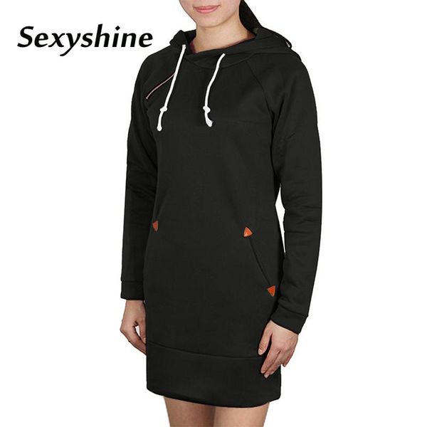 women's hoodies & sweatshirts autumn casual long sleeve bodycon dress fleece pullover winter sweatshirt with pocket11858, Black
women's hoodies & sweatshirts autumn casual long sleeve bodycon dress fleece pullover winter sweatshirt with pocket11858, Black