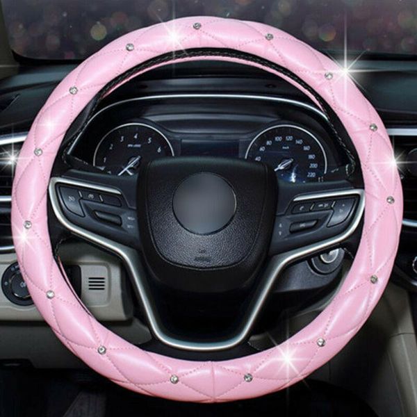 steering wheel covers accessories cover crystal diamond non-slip bling car pu leather w/ rhinestone
steering wheel covers accessories cover crystal diamond non-slip bling car pu leather w/ rhinestone