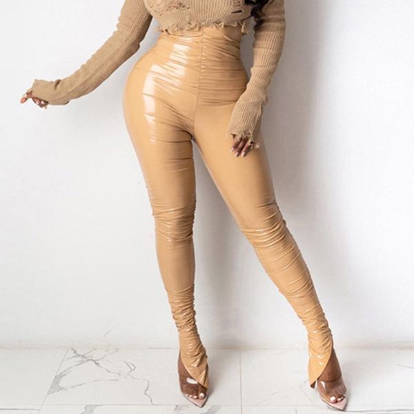 women's pants & capris high waist bodycon latex pant club leggings women faxu leather stacked split ruched solid pencil vetement femme, Black;white
women's pants & capris high waist bodycon latex pant club leggings women faxu leather stacked split ruched solid pencil vetement femme, Black;white
