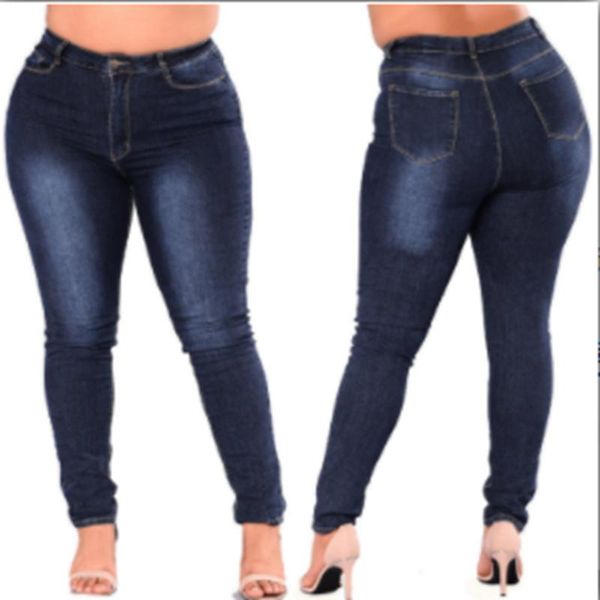 women's jeans extra-large high-stretch high waist cotton denim pants breathable sweat little feet trousers slim streetwear, Blue
women's jeans extra-large high-stretch high waist cotton denim pants breathable sweat little feet trousers slim streetwear, Blue