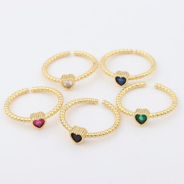 wedding rings fashion adjustable ring for women personality sweet romantic cute heart-shaped gold-plated colorful zircon party daily jewelry, Slivery;golden
wedding rings fashion adjustable ring for women personality sweet romantic cute heart-shaped gold-plated colorful zircon party daily jewelry, Slivery;golden