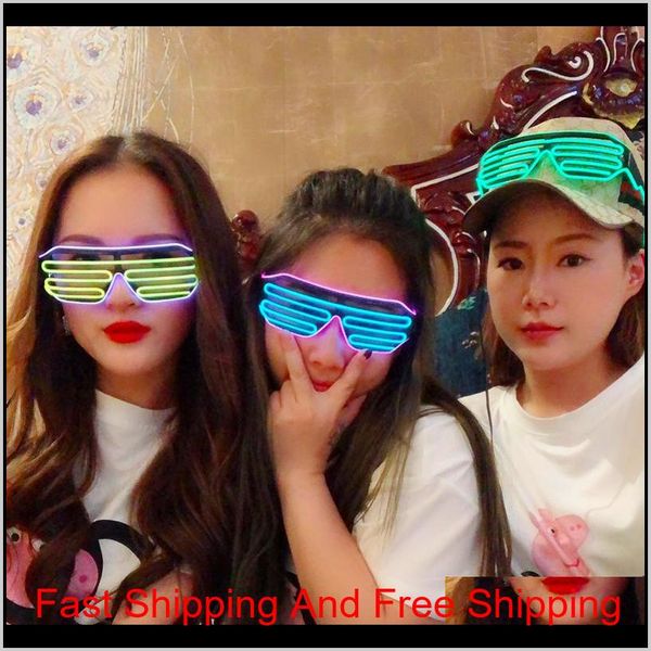 led luminous glasses halloween glowing neon christmas party bril flashing light glow sunglasses glass festival supplies costumes a9kso f0apd
led luminous glasses halloween glowing neon christmas party bril flashing light glow sunglasses glass festival supplies costumes a9kso f0apd