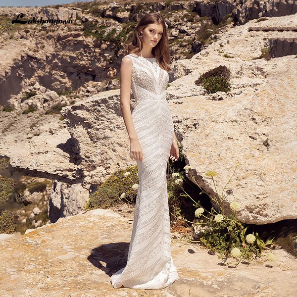 new elegant lace mermaid wedding 2021 boho sleeveless gowns vestido de novia simple bridal es ujxn, White
new elegant lace mermaid wedding 2021 boho sleeveless gowns vestido de novia simple bridal es ujxn, White